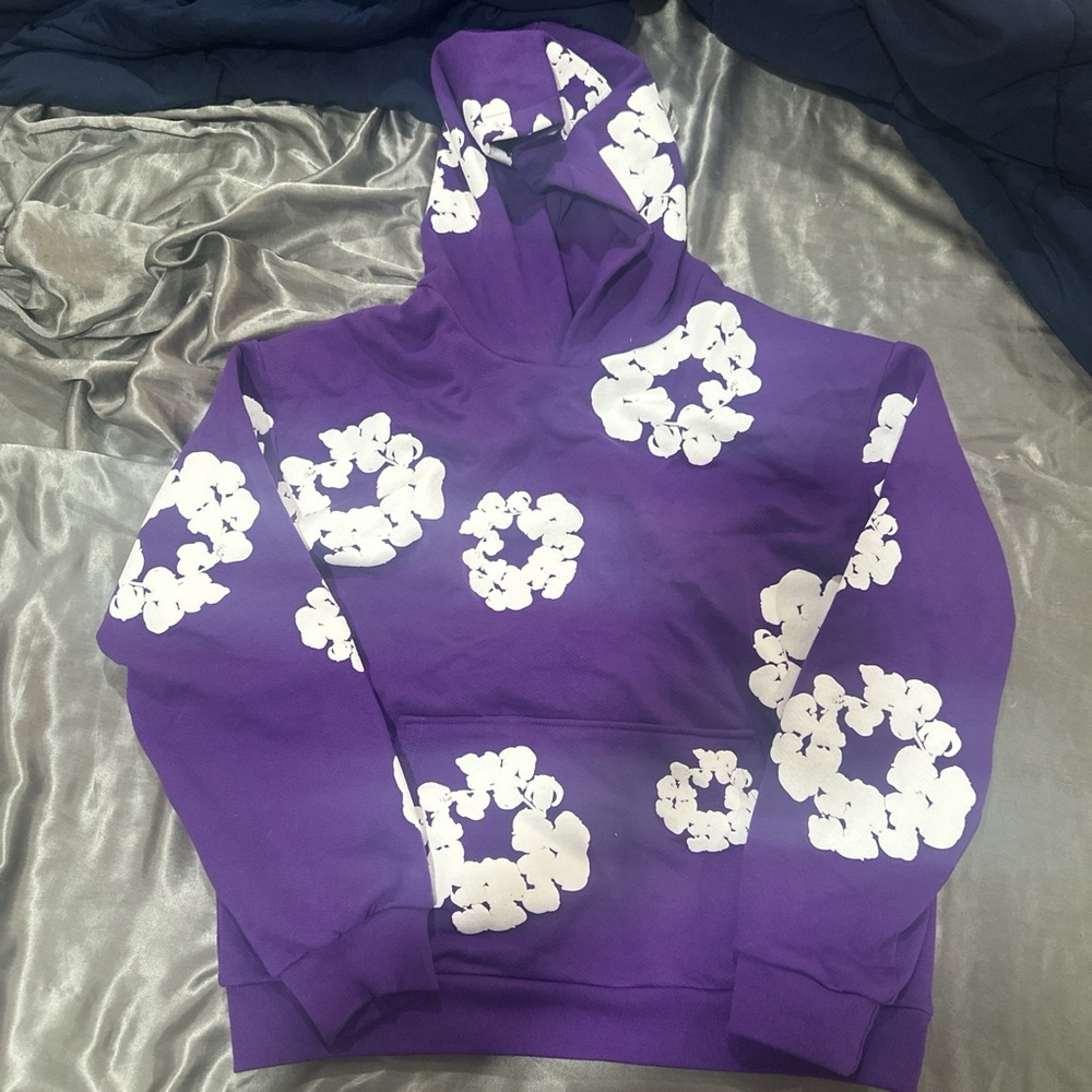 Purple Denim Tears Hoodie